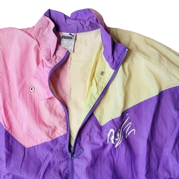 Vintage Puma Wind jacket Medium - Picture 3 of 5